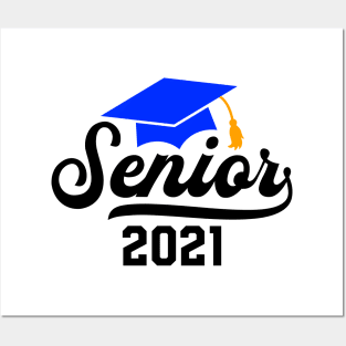 Senior 2021 Graduation T-Shirt Posters and Art